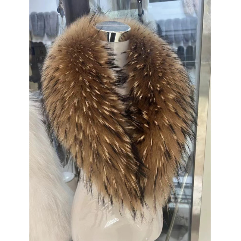 Winter Clothing Pk - Kołnierz z futra szopa pracza damski