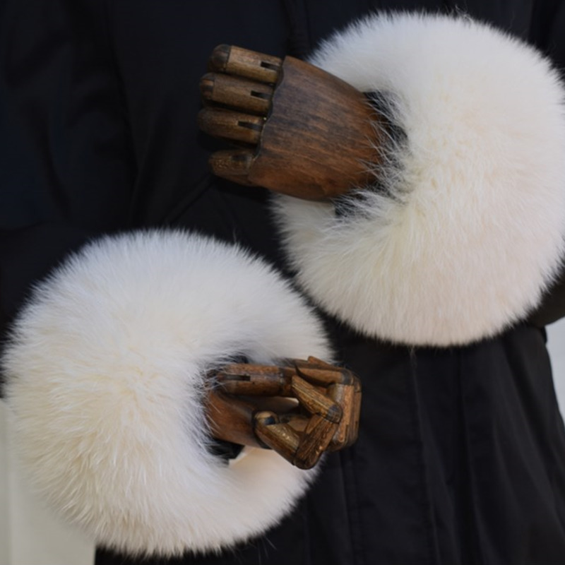 Mankiety z futra lisa dla kobi – Winter Clothing Pk recenzja i cena
