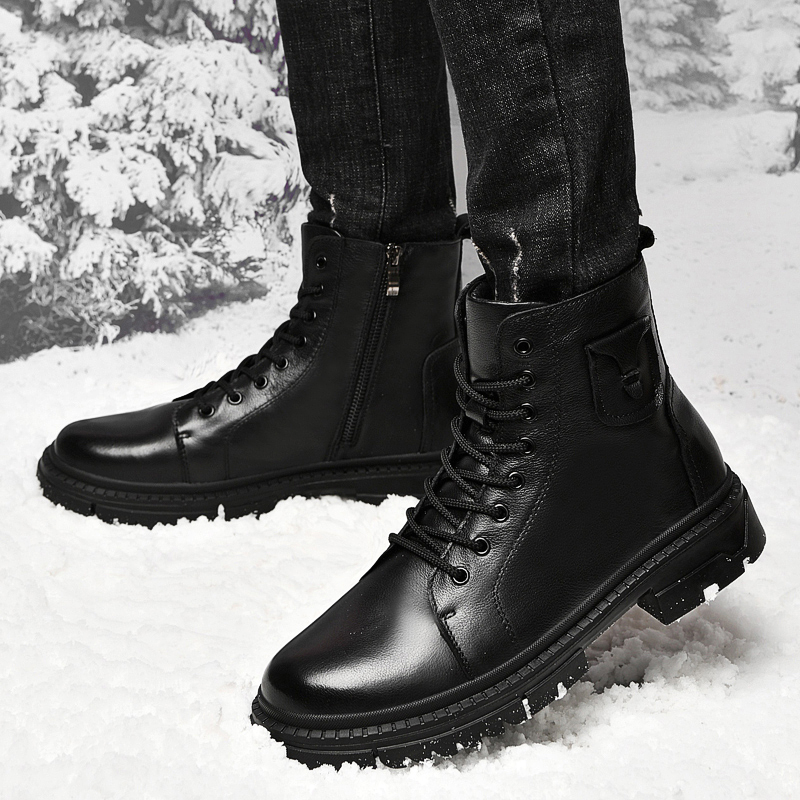 Zimowe męskie buty z prawdziwe – Winter Clothing Hiking recenzja i cena